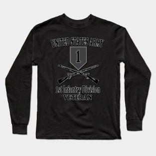 1st Infantry Division- Veteran Long Sleeve T-Shirt